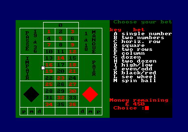 Roulette in-game screen image #1 