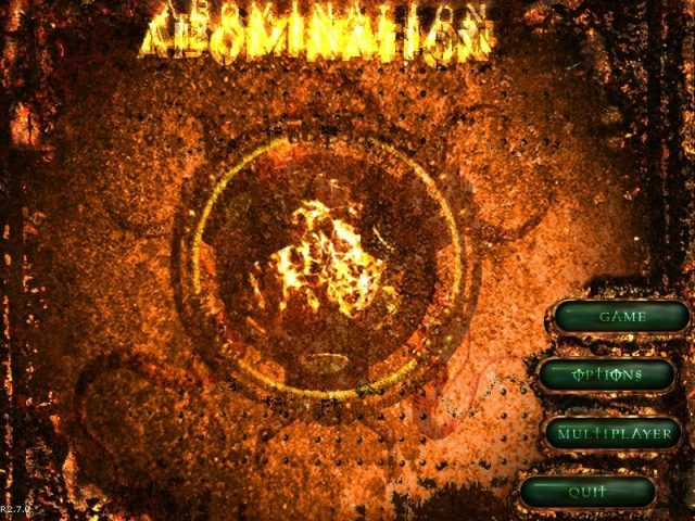 Abomination: The Nemesis Project  title screen image #1 