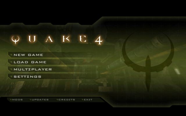 Quake 4 title screen image #1 