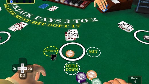 V.I.P. Casino: Blackjack in-game screen image #1 