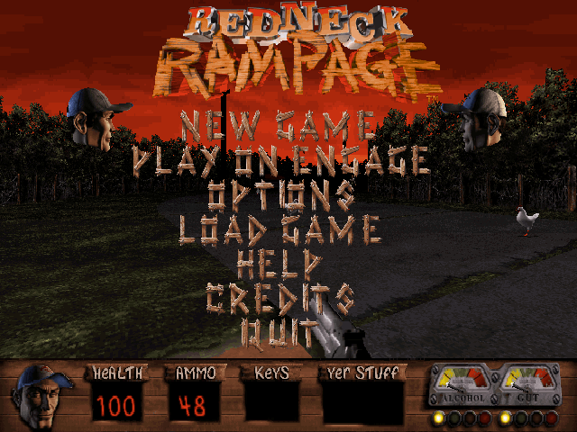 Redneck Rampage  title screen image #1 