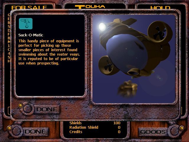 Sub Culture in-game screen image #2 Item info