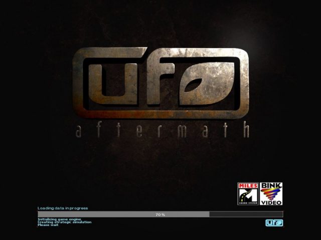 UFO: Aftermath  in-game screen image #4 Load screen