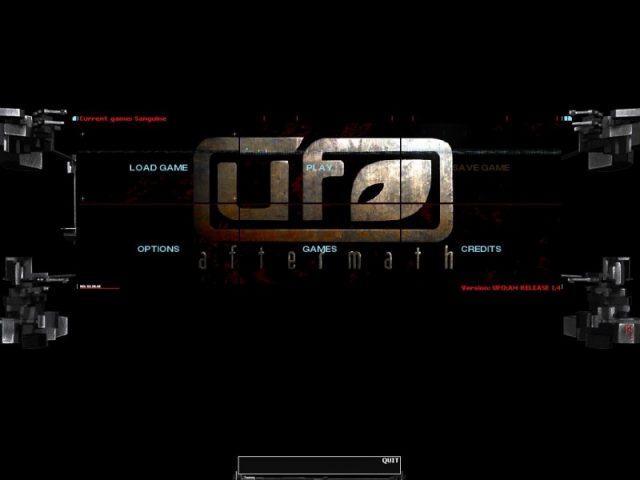 UFO: Aftermath  title screen image #2 