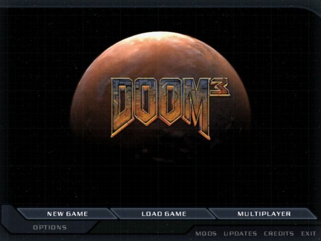 Doom 3  title screen image #1 