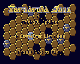 Paradroid 2000 title screen image #1 