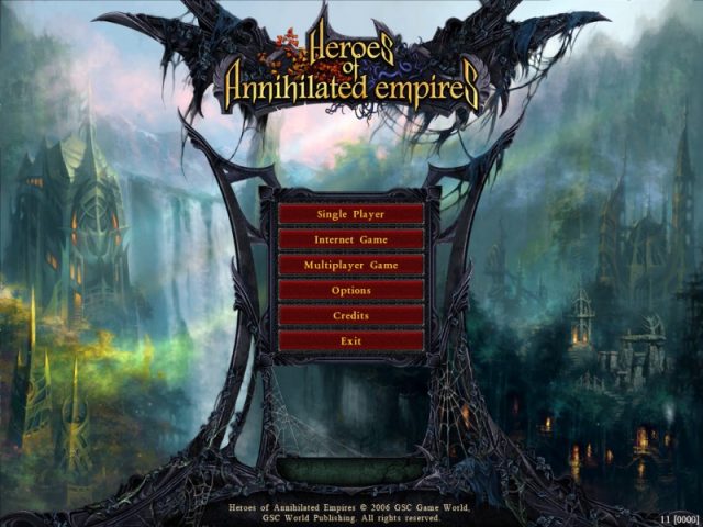 Heroes of Annihilated Empires  title screen image #1 