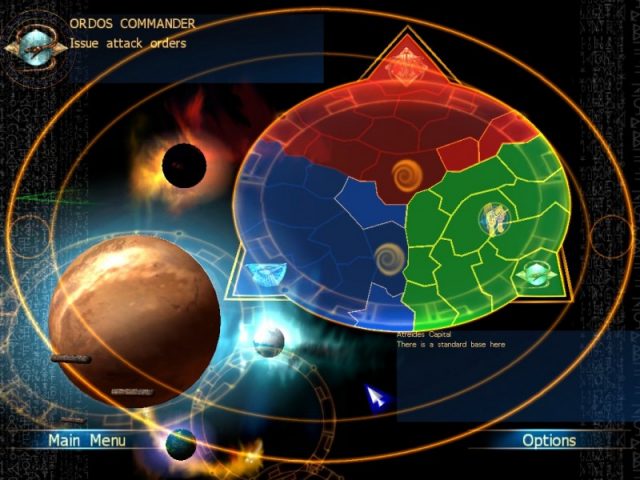 Emperor: Battle for Dune in-game screen image #1 Mission selection