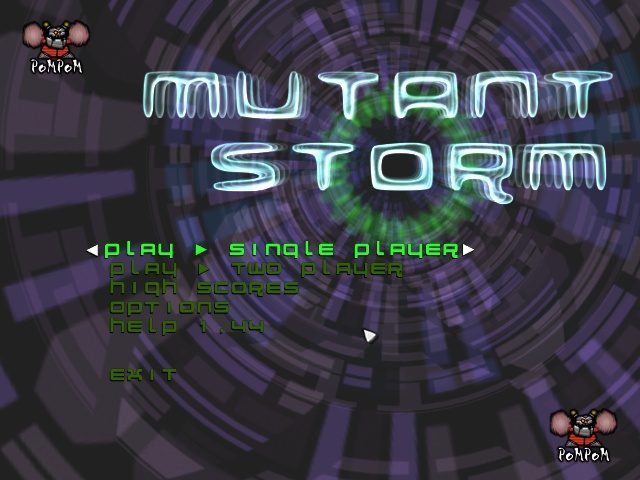 Mutant Storm title screen image #1 
