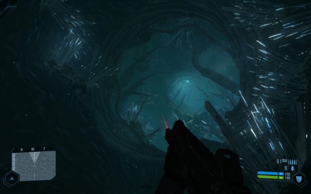Crysis  in-game screen image #3 Floating inside the alien structure