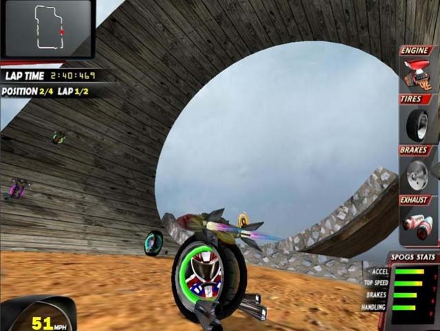 SPOGS Racing in-game screen image #2 