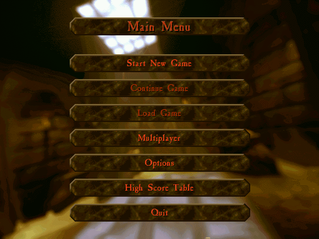 Dungeon Keeper title screen image #1 Main menu