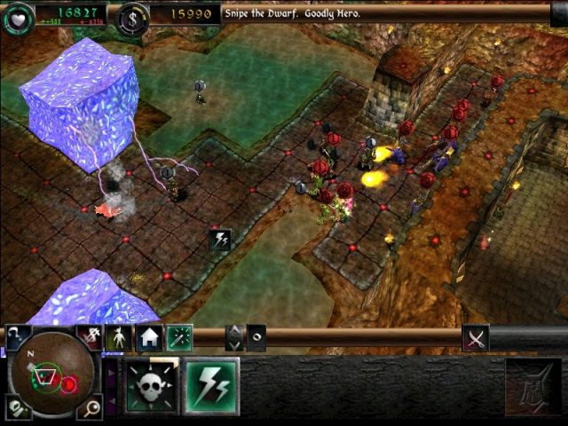 Dungeon Keeper 2  in-game screen image #4 A small battle