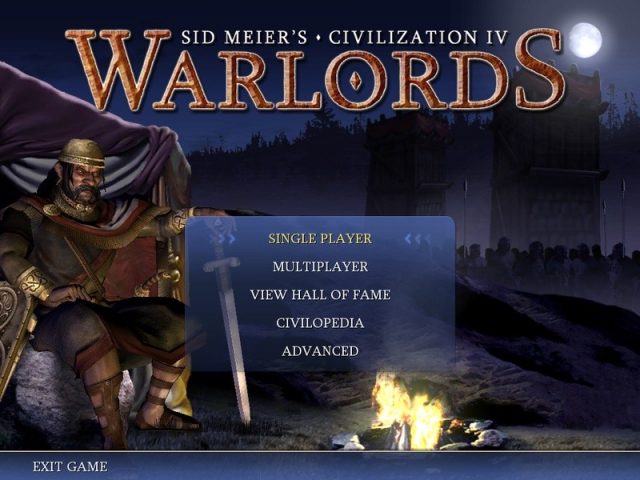 Civilization IV: Warlords  title screen image #1 
