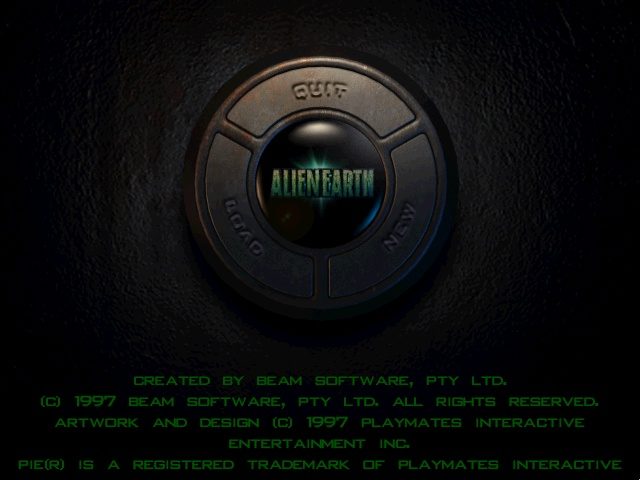 Alien Earth title screen image #1 Main menu