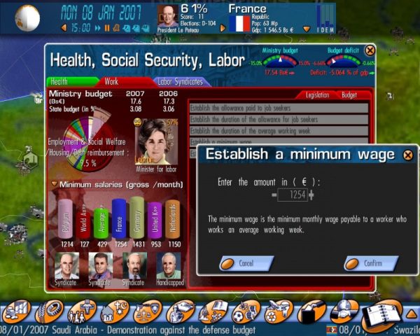Geo-Political Simulator  in-game screen image #3 