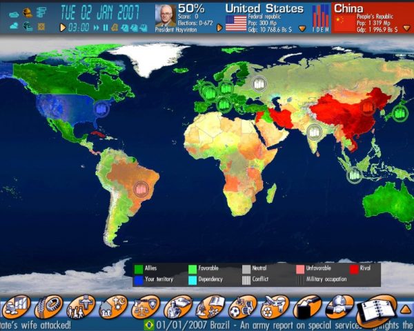 Geo-Political Simulator  in-game screen image #2 