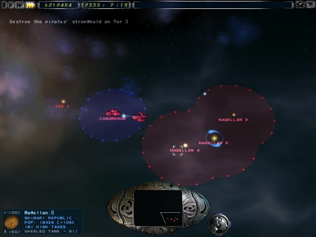 Imperium Galactica II: Alliances  in-game screen image #4 Starmap