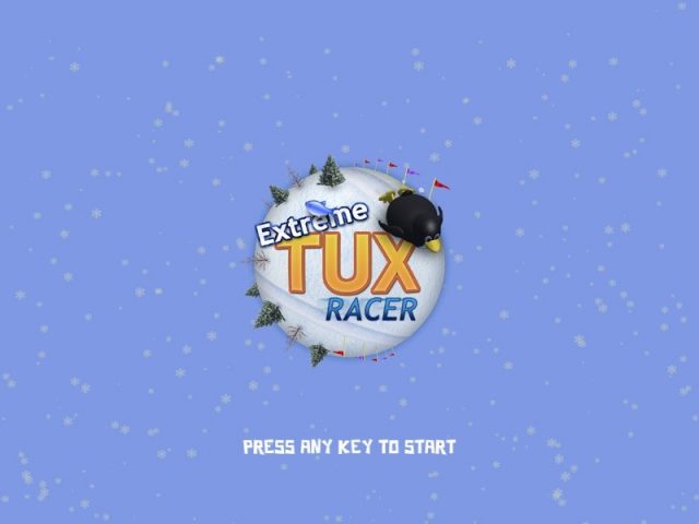 Tux Racer  title screen image #1 from ETRacer