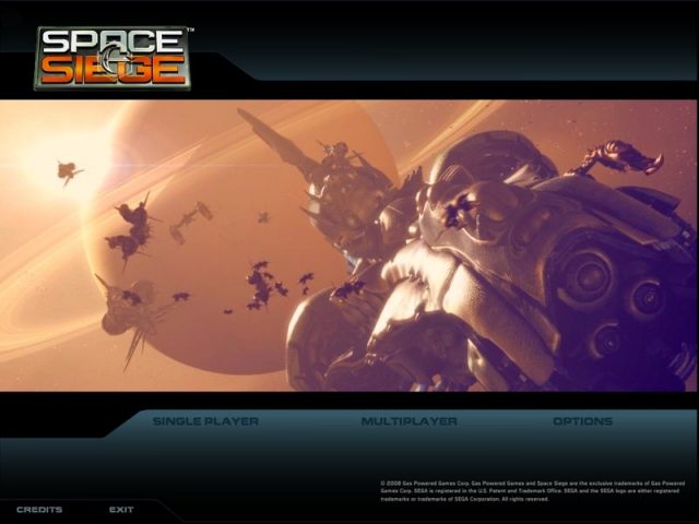 Space Siege title screen image #1 