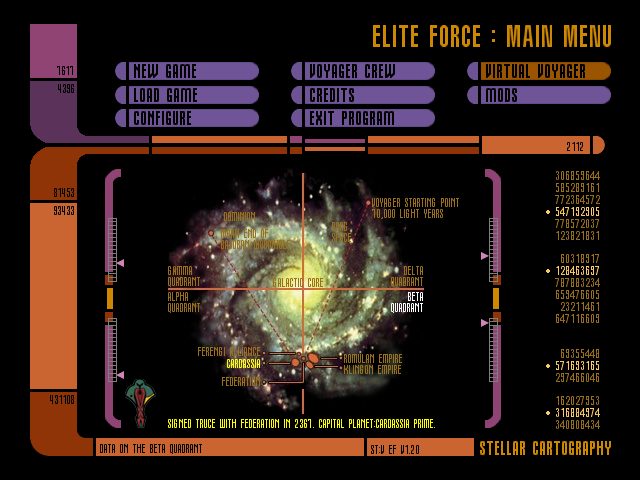 Star Trek Voyager: Elite Force title screen image #1 
