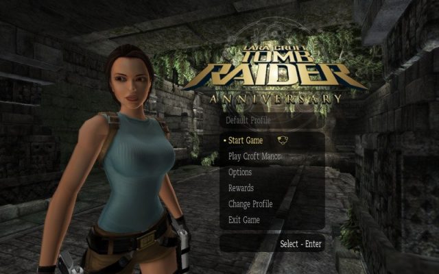 Tomb Raider: Anniversary  title screen image #1 