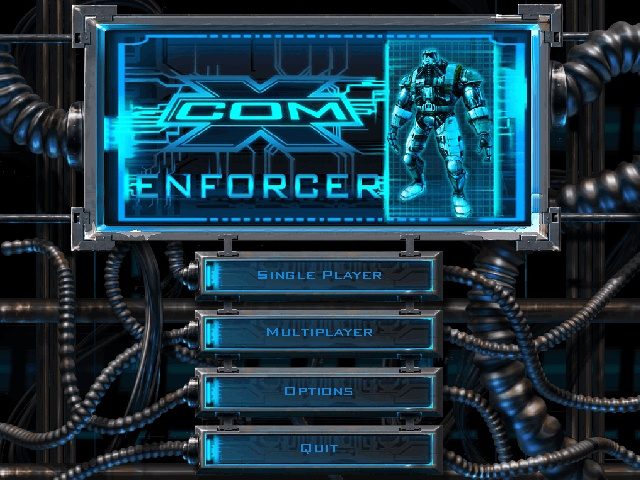 X-COM: Enforcer title screen image #1 