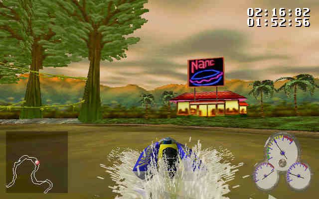 Power Boat Racing in-game screen image #1 