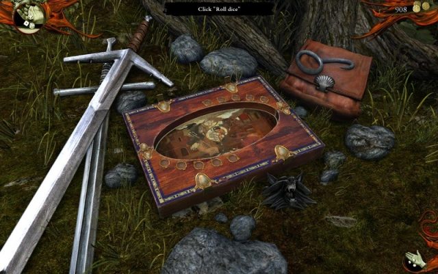 The Witcher  in-game screen image #6 Dice poker mini-game