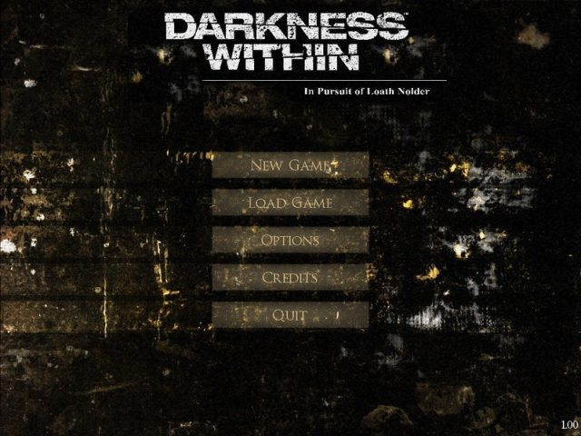 Darkness Within: In Pursuit of Loath Nolder title screen image #1 