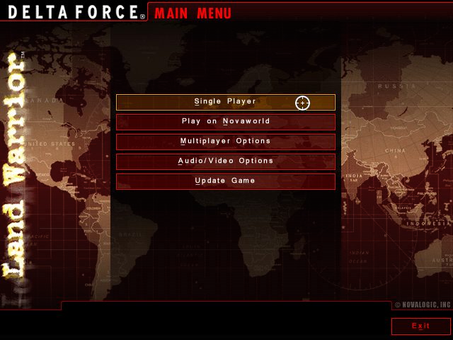 Delta Force: Land Warrior title screen image #1 