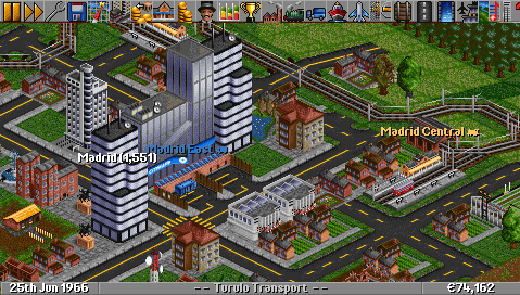 OpenTTD-PSP in-game screen image #2 