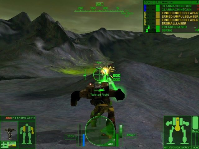 MechWarrior 4: Vengeance  in-game screen image #1 