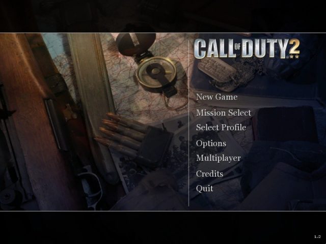Call of Duty 2  title screen image #1 