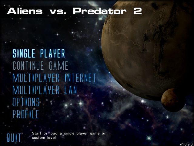 Aliens versus Predator 2  title screen image #1 