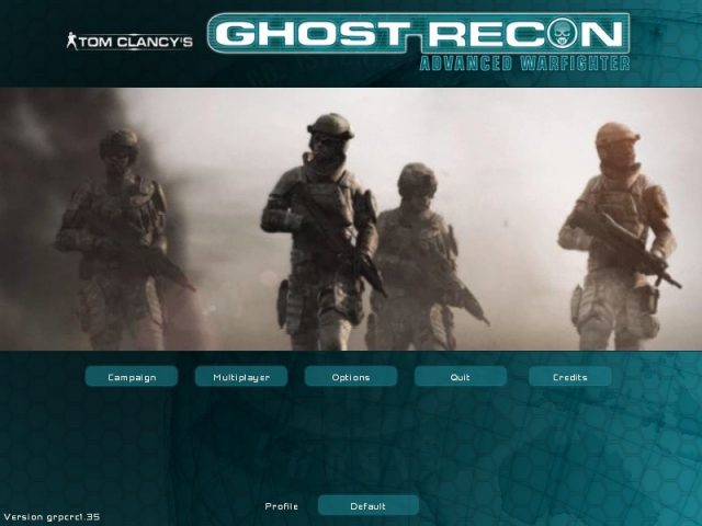 Ghost Recon: Advanced Warfighter  title screen image #1 