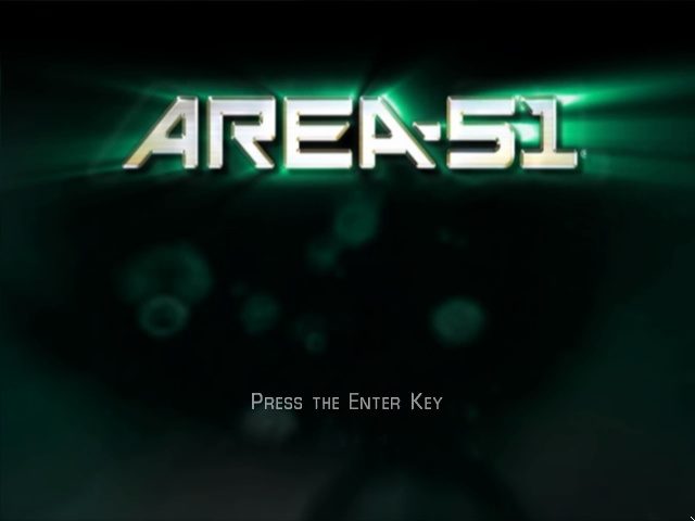 AREA-51  title screen image #2 
