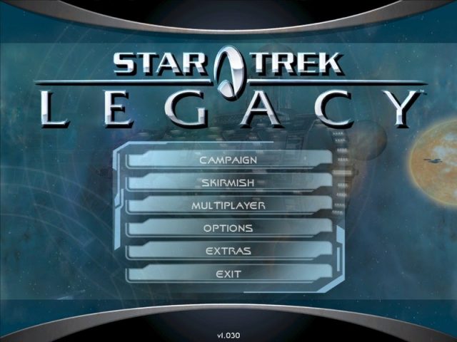 Star Trek: Legacy title screen image #1 