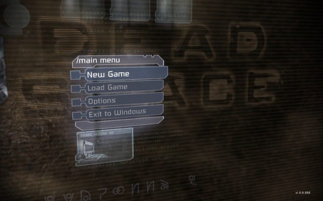 Dead Space title screen image #1 Main menu