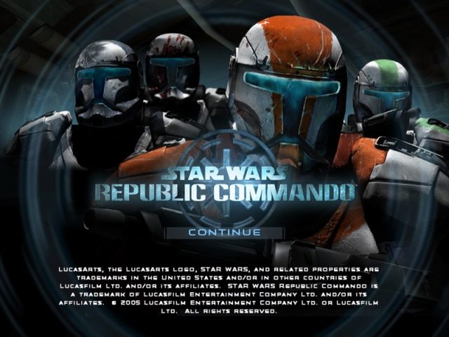 Star Wars: Republic Commando title screen image #2 