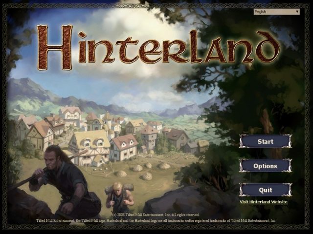 Hinterland  title screen image #1 