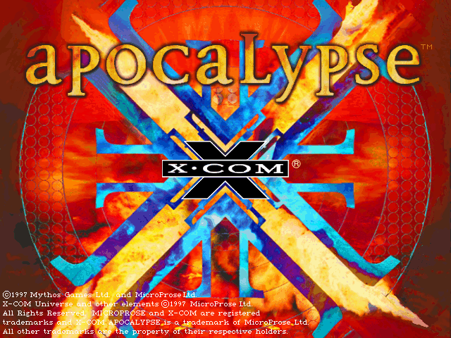 X-COM: Apocalypse  title screen image #1 