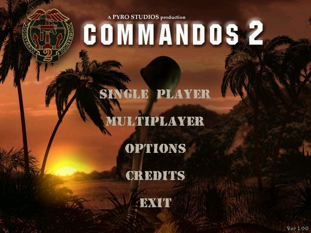Commandos 2: Men of Courage title screen image #1 