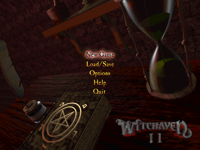 Witchaven II: Blood Vengeance  title screen image #1 