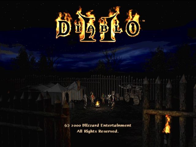Diablo II  title screen image #2 
