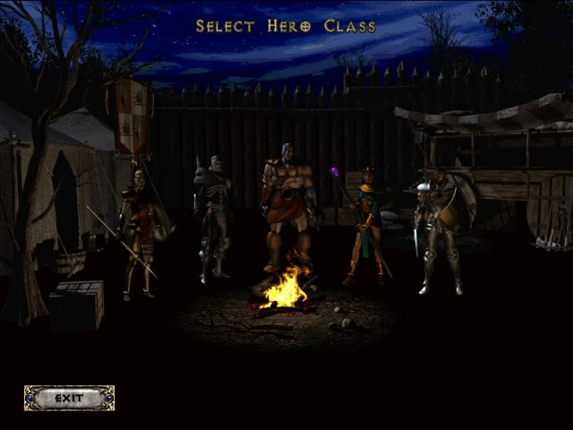 Diablo II  in-game screen image #1 Character selection
