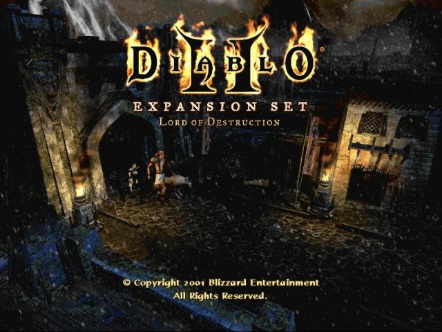 Diablo II: Lord of Destruction  title screen image #2 
