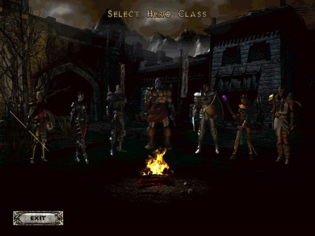 Diablo II: Lord of Destruction  in-game screen image #3 Character selection
