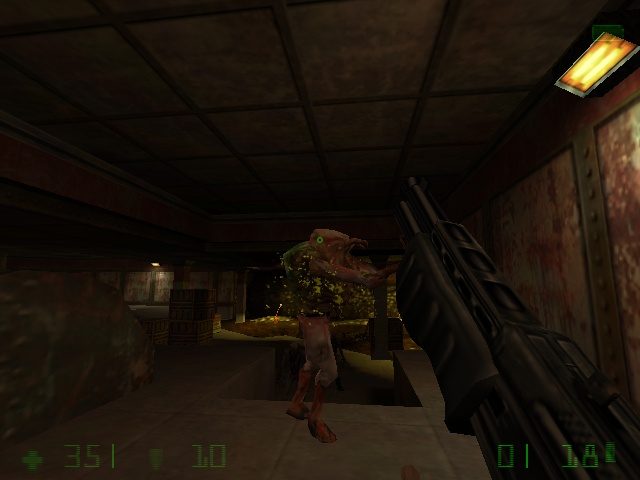 Half-Life: Opposing Force  in-game screen image #1 Grunt zombie