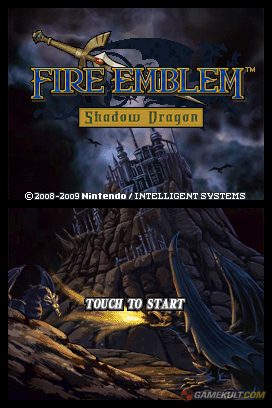 Fire Emblem: Shadow Dragon  title screen image #1 